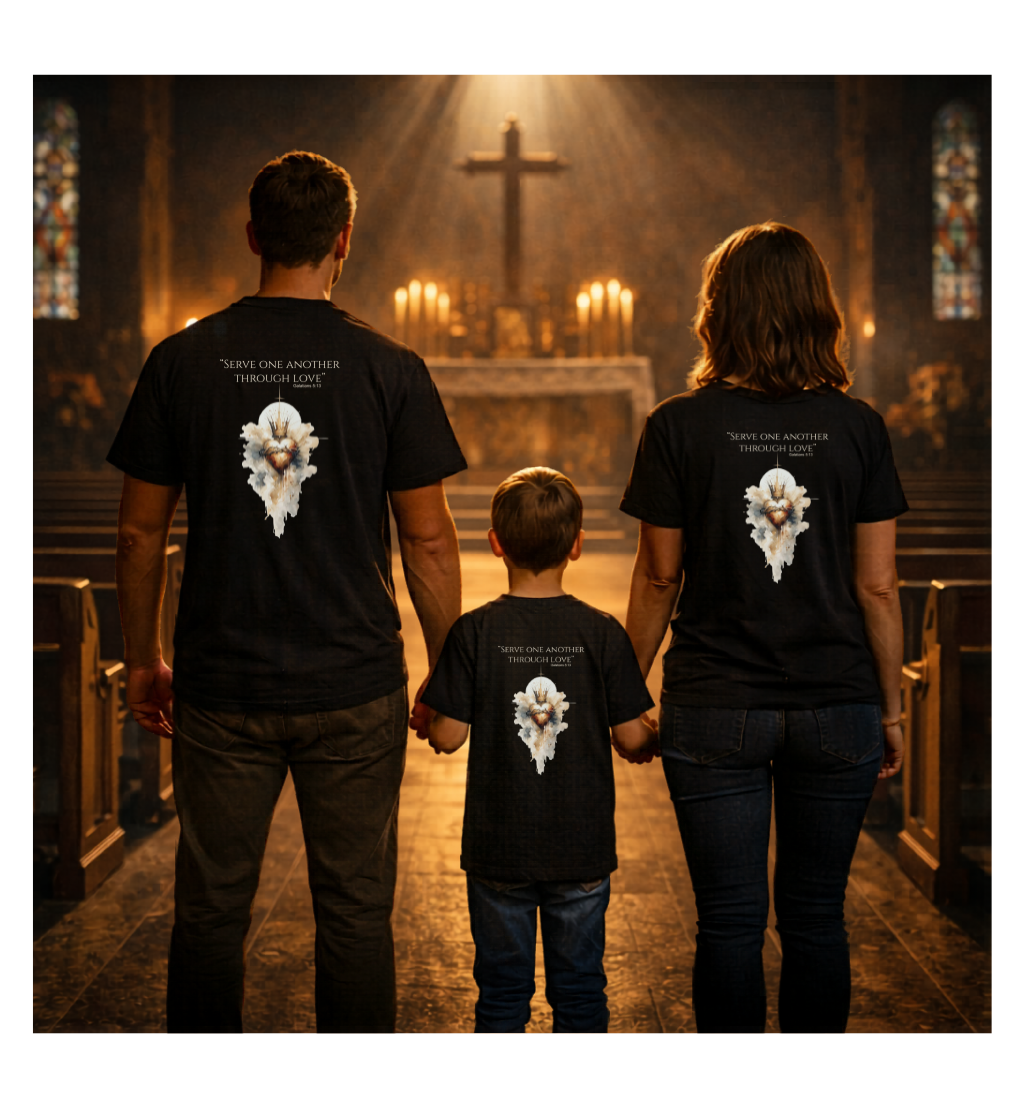 Sacred Heart - Black Tee
